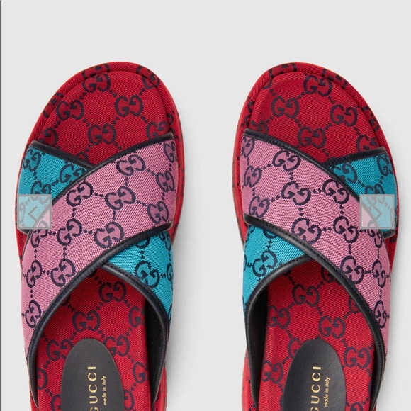 Gucci Shoes - Gucci multicolor platform sandal